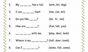 English Grammar English Worksheets For Grade 1